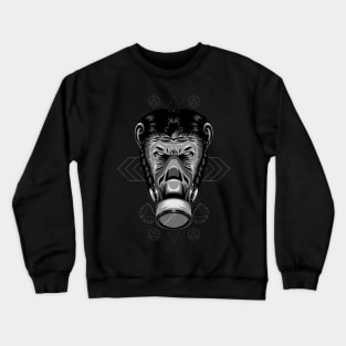 king monkey  mask Crewneck Sweatshirt